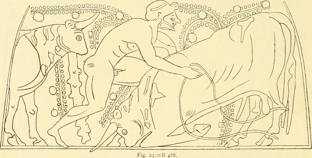 An illustration from A catalogue of the Greek and Etruscan vases in the British Museum, 1893, leaf 23