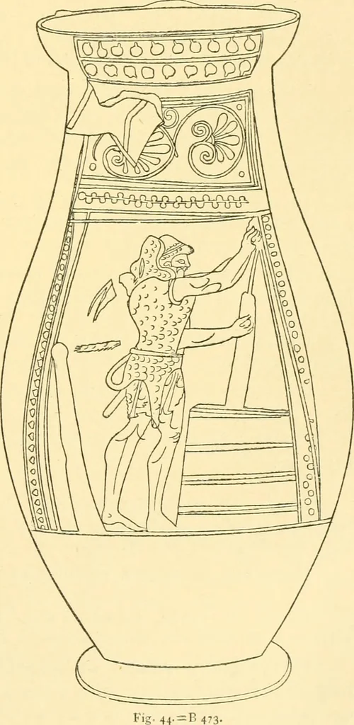 An illustration from A catalogue of the Greek and Etruscan vases in the British Museum, 1893, leaf 246