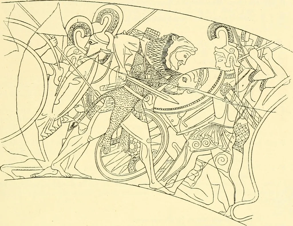 An illustration from A catalogue of the Greek and Etruscan vases in the British Museum, 1893, leaf 26