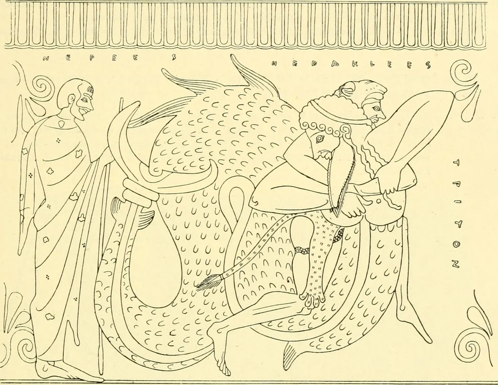 An illustration from A catalogue of the Greek and Etruscan vases in the British Museum, 1893, leaf 28