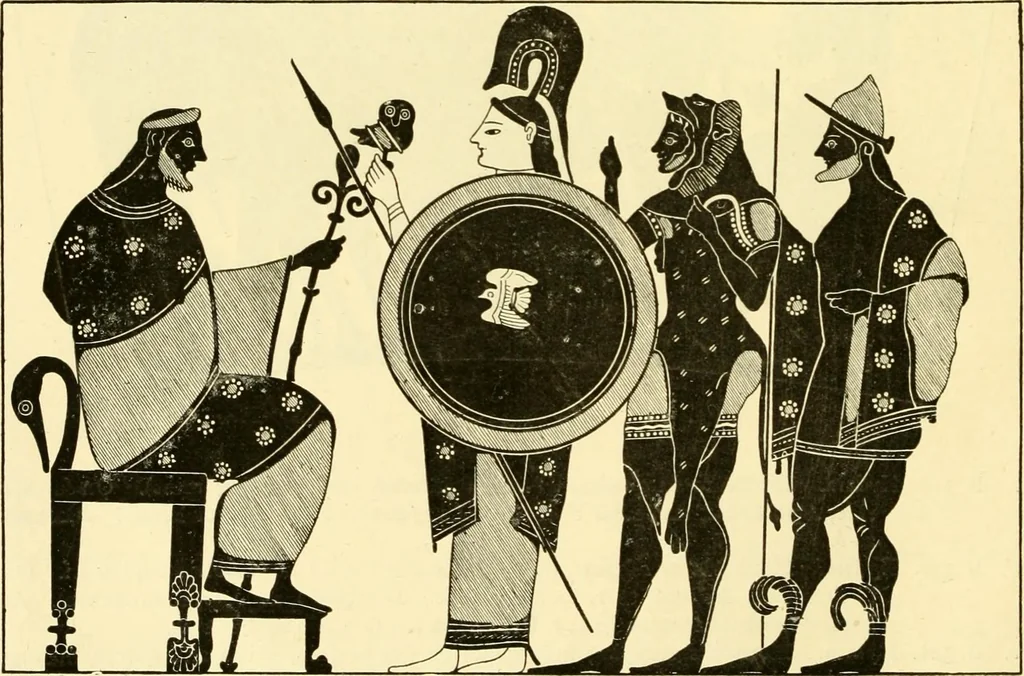 An illustration from A catalogue of the Greek and Etruscan vases in the British Museum, 1893, leaf 31
