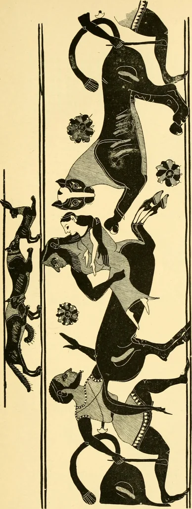 An illustration from A catalogue of the Greek and Etruscan vases in the British Museum, 1893, leaf 322