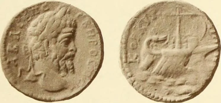An illustration from Catalogue of Greek coins in the Hunterian collection, University of Glasgow, 1899, leaf 668