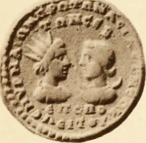 An illustration from Catalogue of Greek coins in the Hunterian collection, University of Glasgow, 1899, leaf 708