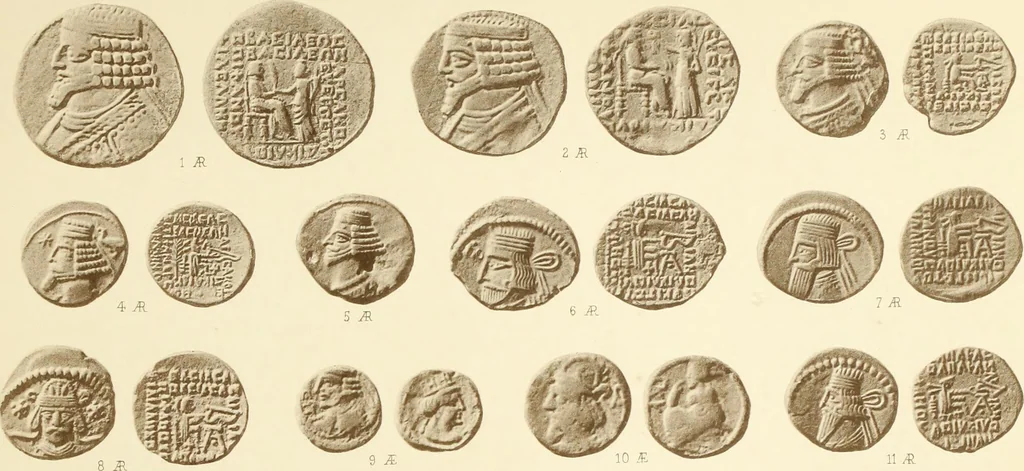 An illustration from Catalogue of Greek coins in the Hunterian collection, University of Glasgow, 1899, leaf 850