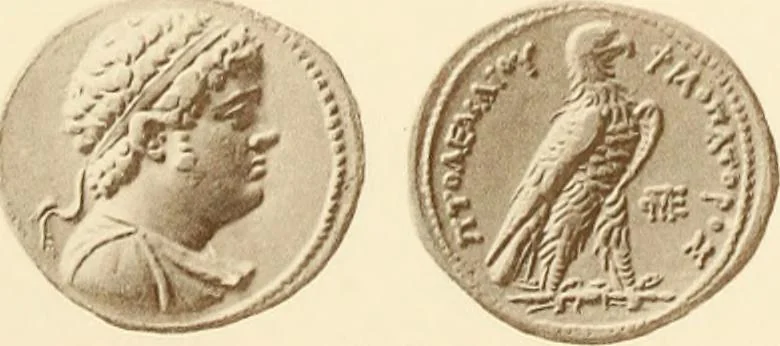 An illustration from Catalogue of Greek coins in the Hunterian collection, University of Glasgow, 1899, leaf 854