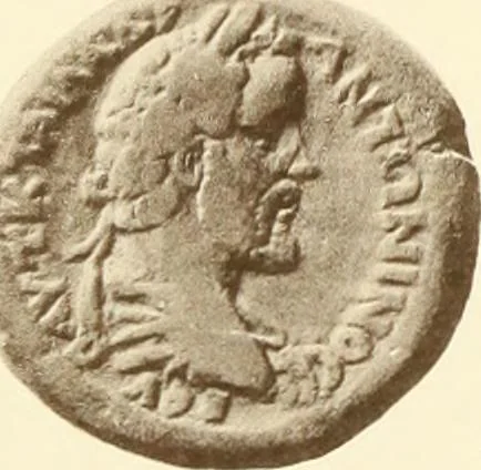 An illustration from Catalogue of Greek coins in the Hunterian collection, University of Glasgow, 1899, leaf 866
