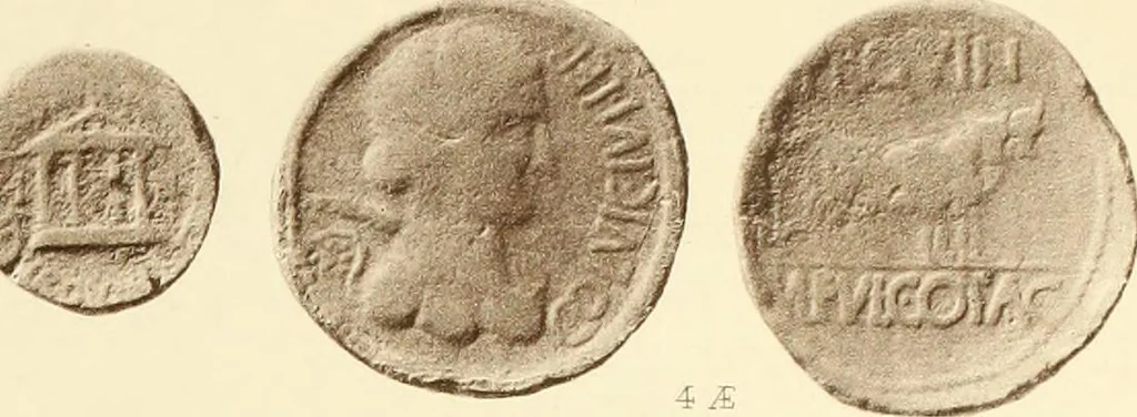 An illustration from Catalogue of Greek coins in the Hunterian collection, University of Glasgow, 1899, leaf 886