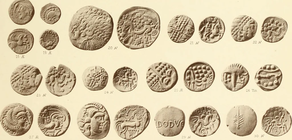 An illustration from Catalogue of Greek coins in the Hunterian collection, University of Glasgow, 1899, leaf 892