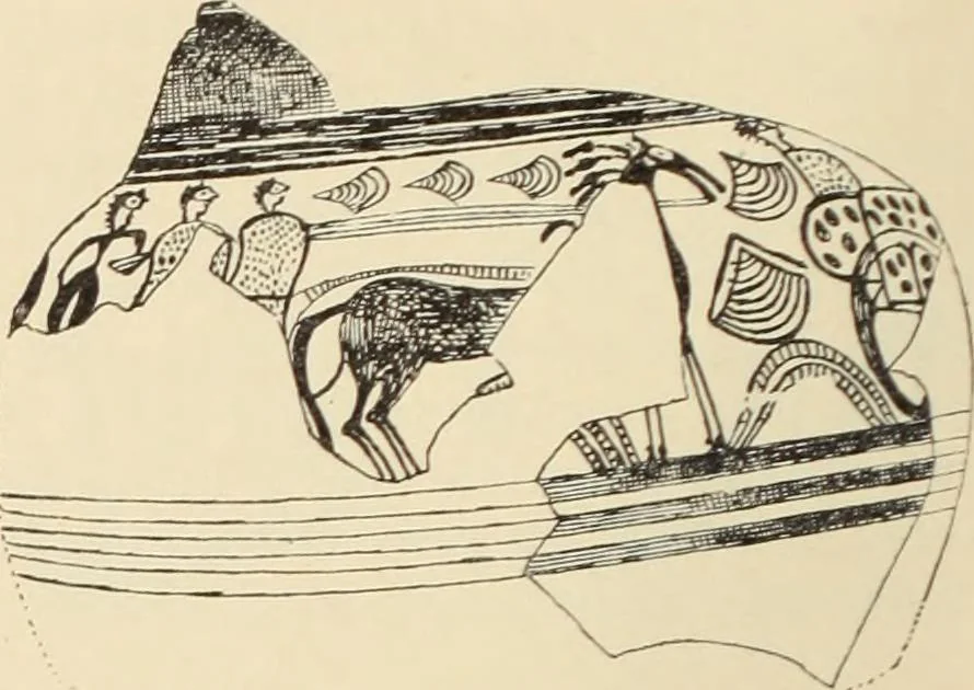 An illustration from Catalogue of the Greek and Etruscan vases in the British Museum, 1893, leaf 105