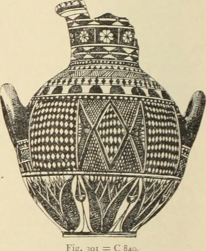 An illustration from Catalogue of the Greek and Etruscan vases in the British Museum, 1893, leaf 205
