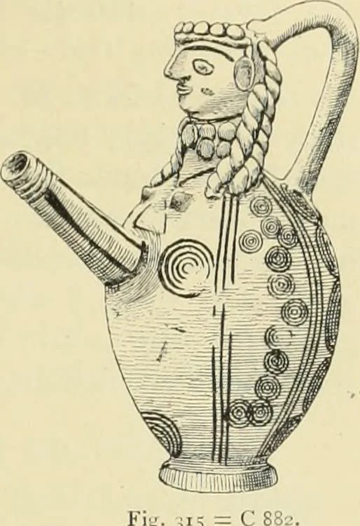 An illustration from Catalogue of the Greek and Etruscan vases in the British Museum, 1893, leaf 216