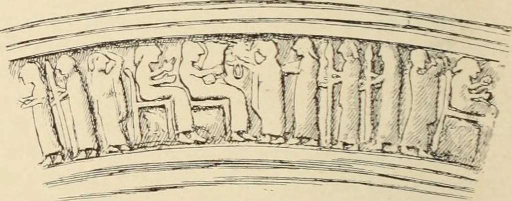 An illustration from Catalogue of the Greek and Etruscan vases in the British Museum, 1893, leaf 281