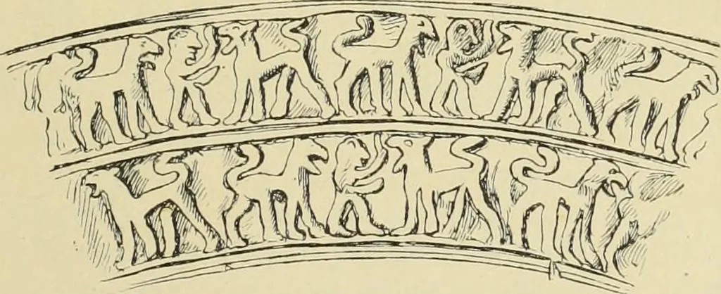 An illustration from Catalogue of the Greek and Etruscan vases in the British Museum, 1893, leaf 282