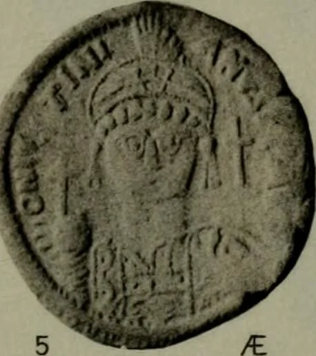 An illustration from Catalogue of the imperial Byzantine coins in the British Museum, 1908, leaf 438