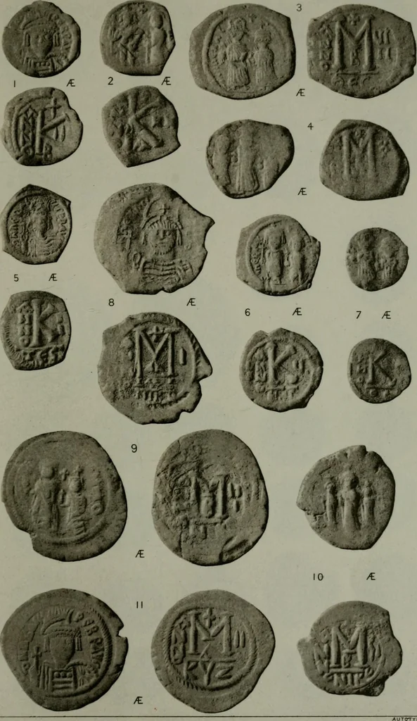 An illustration from Catalogue of the imperial Byzantine coins in the British Museum, 1908, leaf 478