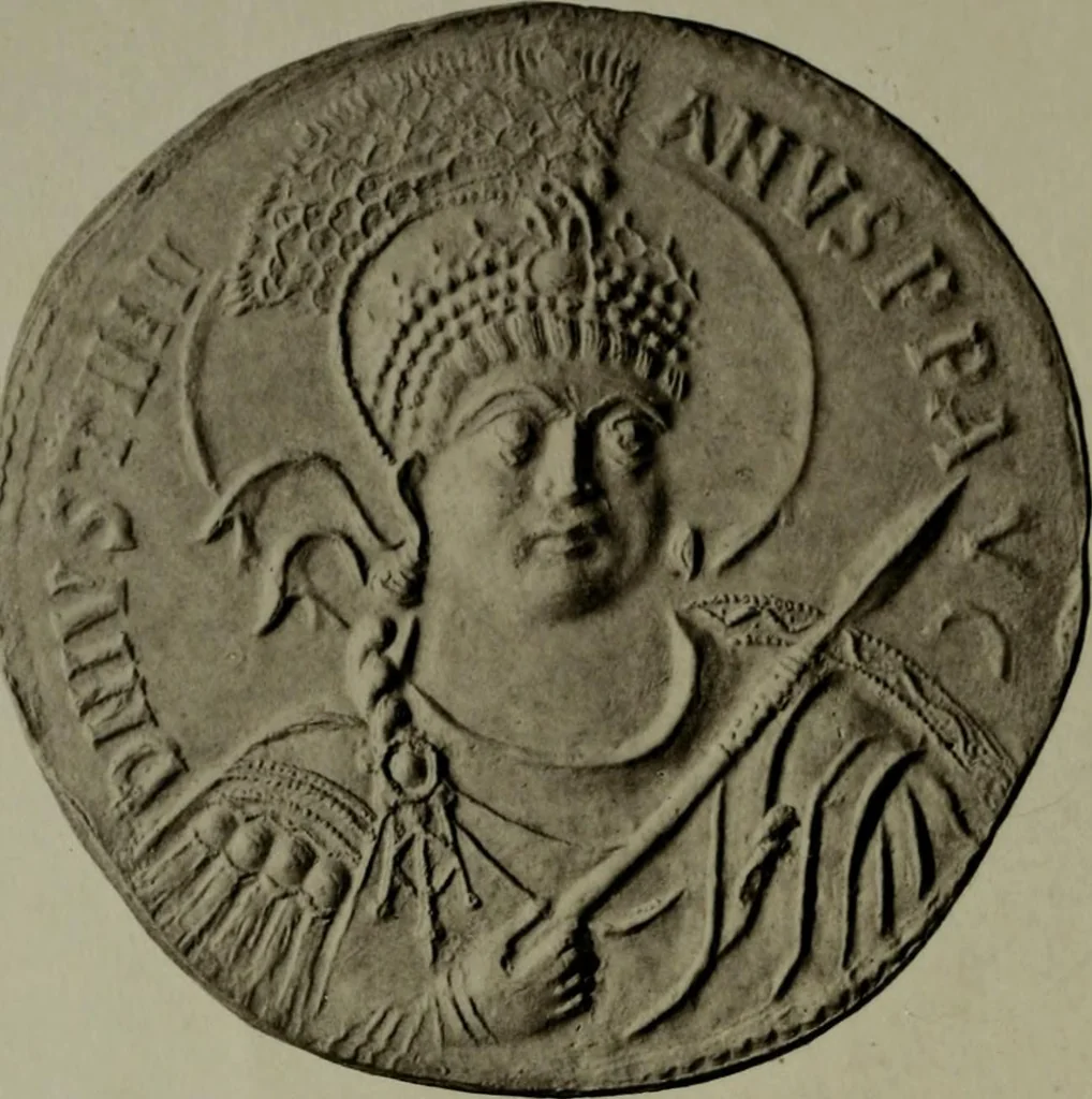 An illustration from Catalogue of the imperial Byzantine coins in the British Museum, 1908, leaf 5
