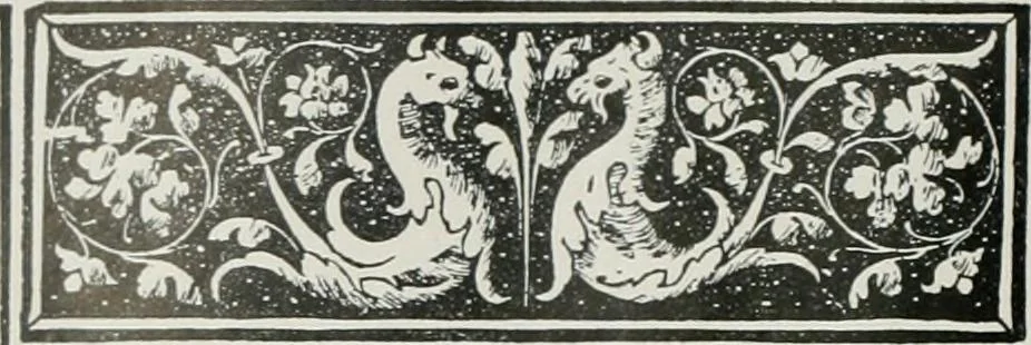 An illustration from Catalogue of an important library of rare and valuable books; incunabula typographica, mostly in original bindings; illustrated books of the XVIth and XVIIIth century; early Americana; Standard works on the fine arts; bibles and liturgical books; fine bindings; Judaica; early books on geography, etc., including Hypnerotomachia Poliphili, 1499; Schatzbehalter, 1491; Terentius, Venezia, 1497; Valturius, 1483; Dürers Hroswitha, Proportion a.o. Holbeins Dance of Death, 1538; The first Holbein Bible; Theuerdank, 1519; Monument du Costume; Janscha-Ziegler, Rheinansichten, etc, 1900, leaf 127