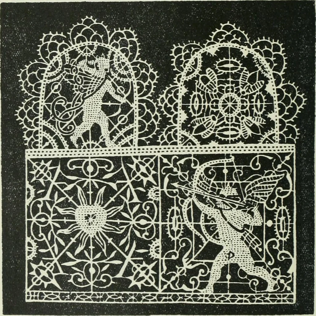 An illustration from Catalogue of an important library of rare and valuable books; incunabula typographica, mostly in original bindings; illustrated books of the XVIth and XVIIIth century; early Americana; Standard works on the fine arts; bibles and liturgical books; fine bindings; Judaica; early books on geography, etc., including Hypnerotomachia Poliphili, 1499; Schatzbehalter, 1491; Terentius, Venezia, 1497; Valturius, 1483; Dürers Hroswitha, Proportion a.o. Holbeins Dance of Death, 1538; The first Holbein Bible; Theuerdank, 1519; Monument du Costume; Janscha-Ziegler, Rheinansichten, etc, 1900, leaf 145