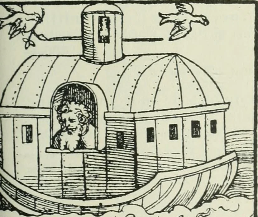 An illustration from Catalogue of an important library of rare and valuable books; incunabula typographica, mostly in original bindings; illustrated books of the XVIth and XVIIIth century; early Americana; Standard works on the fine arts; bibles and liturgical books; fine bindings; Judaica; early books on geography, etc., including Hypnerotomachia Poliphili, 1499; Schatzbehalter, 1491; Terentius, Venezia, 1497; Valturius, 1483; Dürers Hroswitha, Proportion a.o. Holbeins Dance of Death, 1538; The first Holbein Bible; Theuerdank, 1519; Monument du Costume; Janscha-Ziegler, Rheinansichten, etc, 1900, leaf 154
