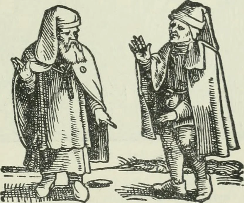 An illustration from Catalogue of an important library of rare and valuable books; incunabula typographica, mostly in original bindings; illustrated books of the XVIth and XVIIIth century; early Americana; Standard works on the fine arts; bibles and liturgical books; fine bindings; Judaica; early books on geography, etc., including Hypnerotomachia Poliphili, 1499; Schatzbehalter, 1491; Terentius, Venezia, 1497; Valturius, 1483; Dürers Hroswitha, Proportion a.o. Holbeins Dance of Death, 1538; The first Holbein Bible; Theuerdank, 1519; Monument du Costume; Janscha-Ziegler, Rheinansichten, etc, 1900, leaf 182