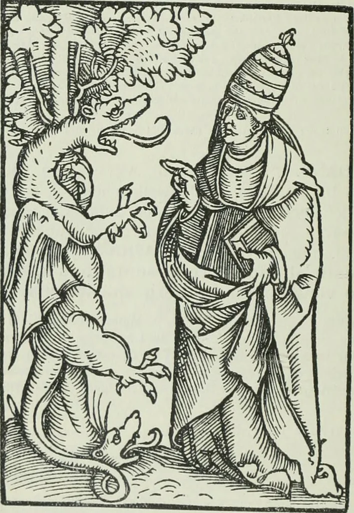 An illustration from Catalogue of an important library of rare and valuable books; incunabula typographica, mostly in original bindings; illustrated books of the XVIth and XVIIIth century; early Americana; Standard works on the fine arts; bibles and liturgical books; fine bindings; Judaica; early books on geography, etc., including Hypnerotomachia Poliphili, 1499; Schatzbehalter, 1491; Terentius, Venezia, 1497; Valturius, 1483; Dürers Hroswitha, Proportion a.o. Holbeins Dance of Death, 1538; The first Holbein Bible; Theuerdank, 1519; Monument du Costume; Janscha-Ziegler, Rheinansichten, etc, 1900, leaf 195