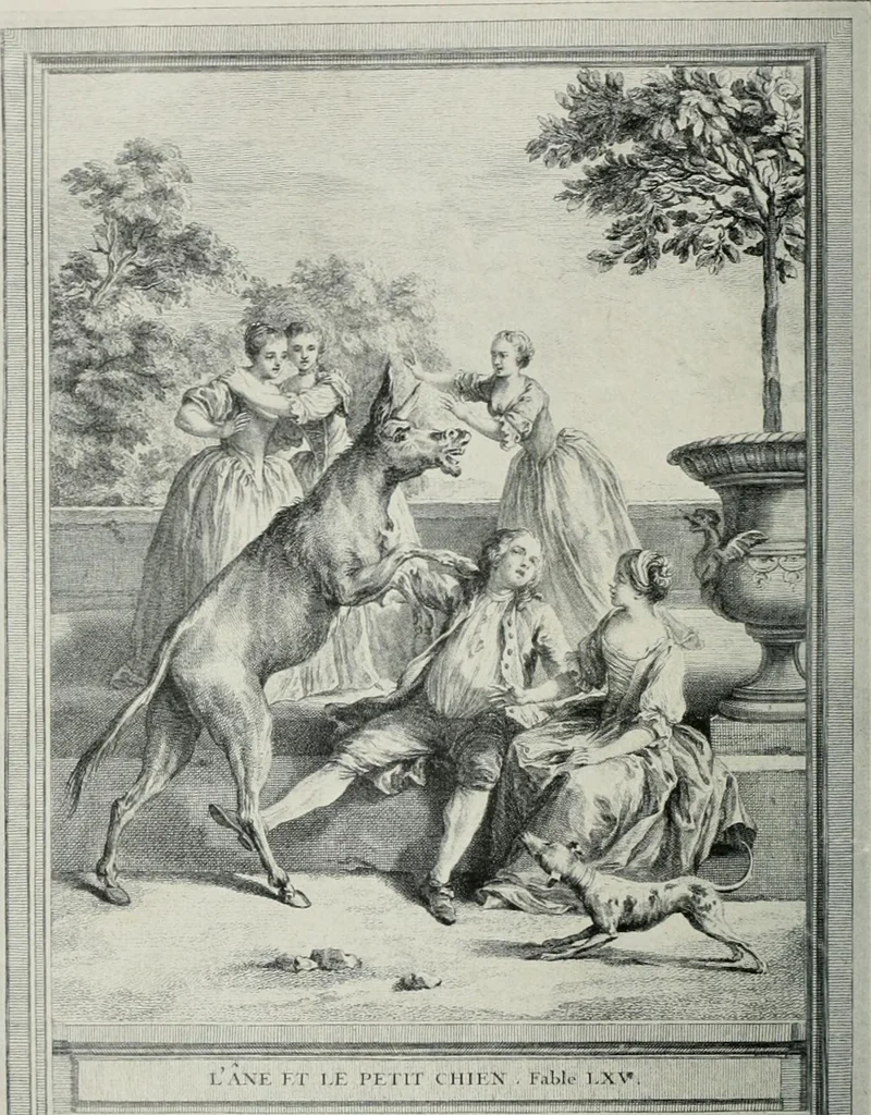 An illustration from Catalogue of an important library of rare and valuable books; incunabula typographica, mostly in original bindings; illustrated books of the XVIth and XVIIIth century; early Americana; Standard works on the fine arts; bibles and liturgical books; fine bindings; Judaica; early books on geography, etc., including Hypnerotomachia Poliphili, 1499; Schatzbehalter, 1491; Terentius, Venezia, 1497; Valturius, 1483; Dürers Hroswitha, Proportion a.o. Holbeins Dance of Death, 1538; The first Holbein Bible; Theuerdank, 1519; Monument du Costume; Janscha-Ziegler, Rheinansichten, etc, 1900, leaf 37