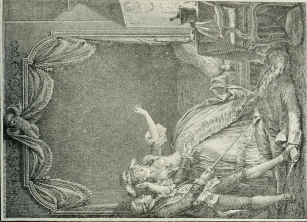 An illustration from Catalogue of an important library of rare and valuable books; incunabula typographica, mostly in original bindings; illustrated books of the XVIth and XVIIIth century; early Americana; Standard works on the fine arts; bibles and liturgical books; fine bindings; Judaica; early books on geography, etc., including Hypnerotomachia Poliphili, 1499; Schatzbehalter, 1491; Terentius, Venezia, 1497; Valturius, 1483; Dürers Hroswitha, Proportion a.o. Holbeins Dance of Death, 1538; The first Holbein Bible; Theuerdank, 1519; Monument du Costume; Janscha-Ziegler, Rheinansichten, etc, 1900, leaf 86