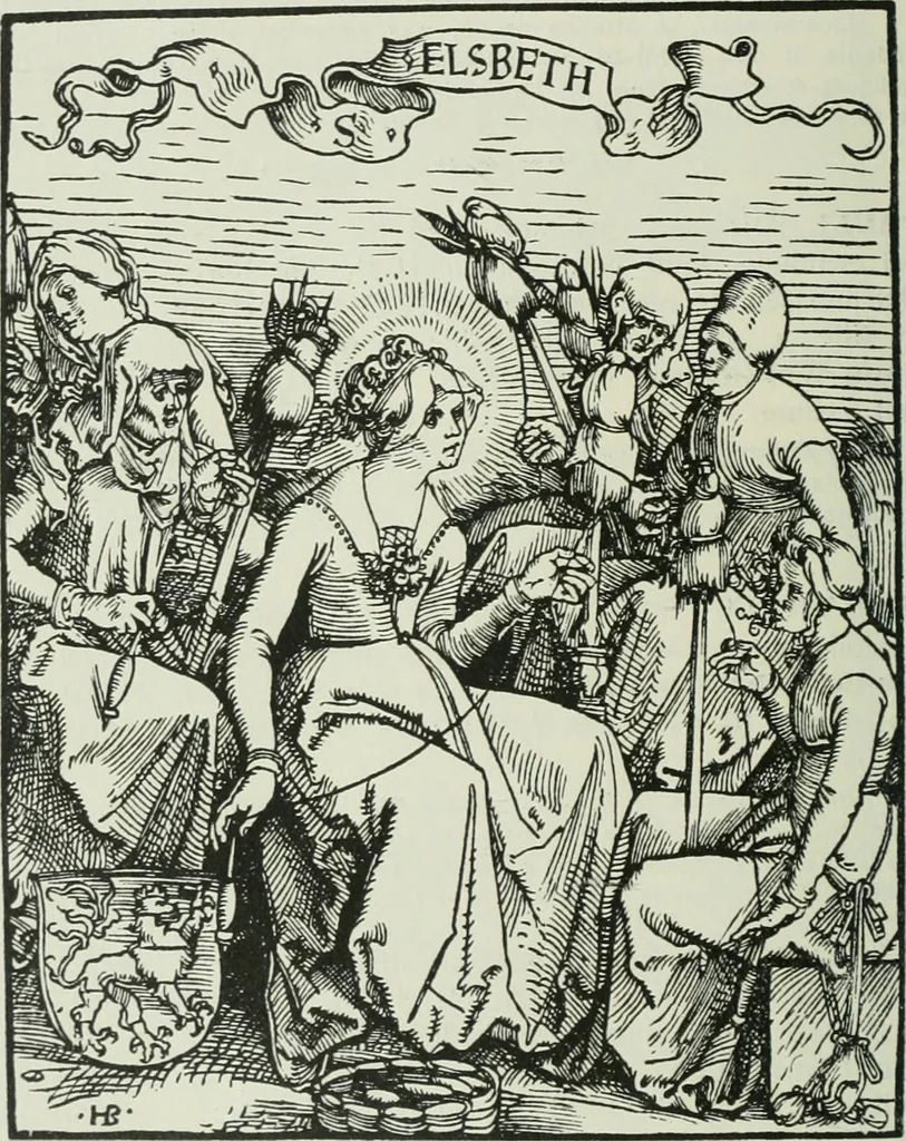An illustration from Catalogue of an important library of rare and valuable books; incunabula typographica, mostly in original bindings; illustrated books of the XVIth and XVIIIth century; early Americana; Standard works on the fine arts; bibles and liturgical books; fine bindings; Judaica; early books on geography, etc., including Hypnerotomachia Poliphili, 1499; Schatzbehalter, 1491; Terentius, Venezia, 1497; Valturius, 1483; Dürers Hroswitha, Proportion a.o. Holbeins Dance of Death, 1538; The first Holbein Bible; Theuerdank, 1519; Monument du Costume; Janscha-Ziegler, Rheinansichten, etc, 1900, leaf 89