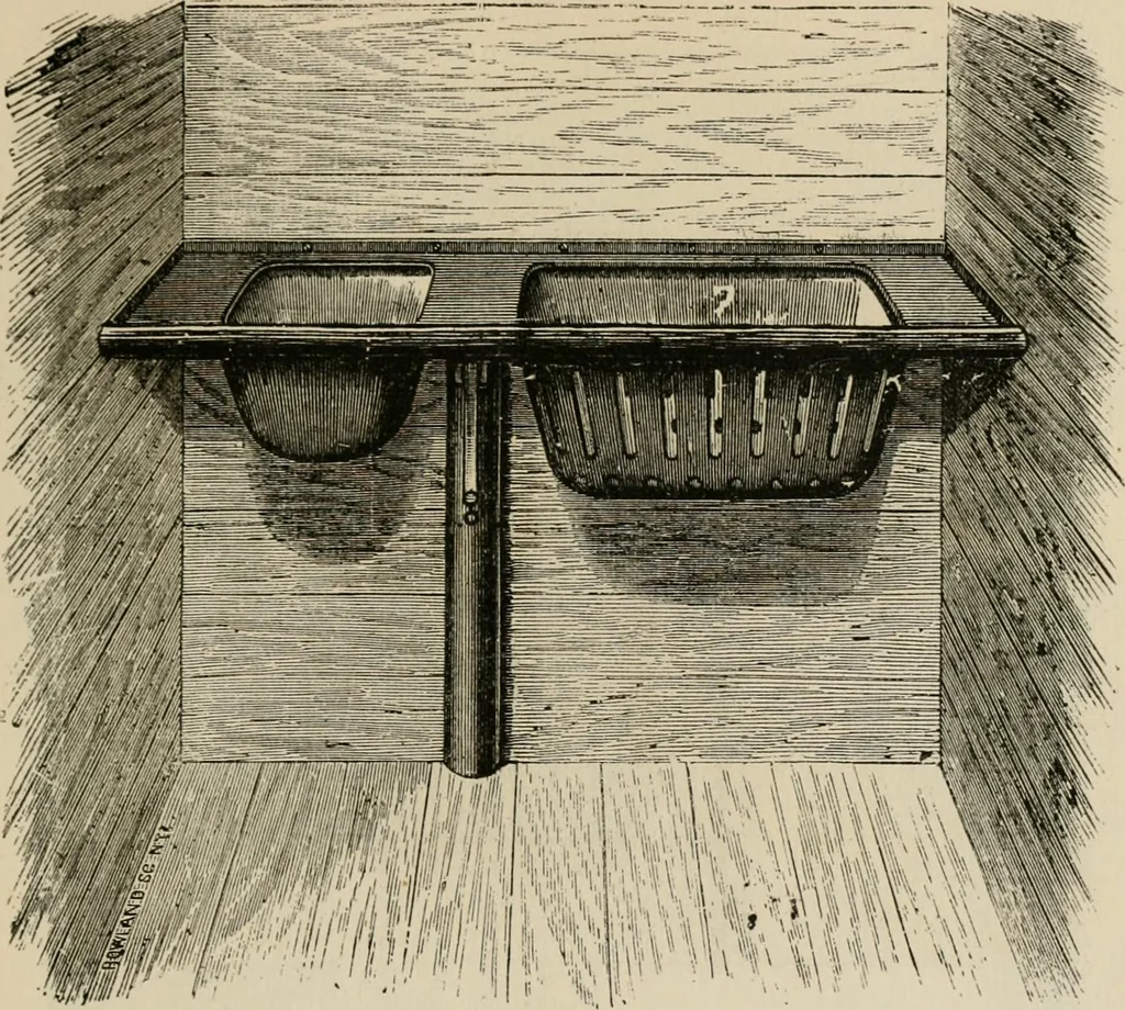 An illustration from Catalogue of improved and patented stable fittings and fixtures, brass, bronzed and nickel plated; poultry yard appliances, dog kennels, door and window guards, &c., &c., 1886, leaf 10