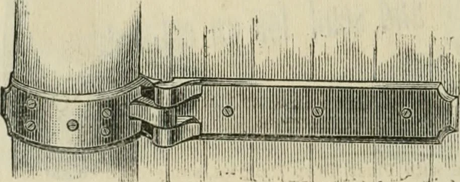 An illustration from Catalogue of improved and patented stable fittings and fixtures, brass, bronzed and nickel plated; poultry yard appliances, dog kennels, door and window guards, &c., &c., 1886, leaf 101