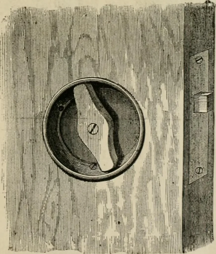 An illustration from Catalogue of improved and patented stable fittings and fixtures, brass, bronzed and nickel plated; poultry yard appliances, dog kennels, door and window guards, &c., &c., 1886, leaf 102