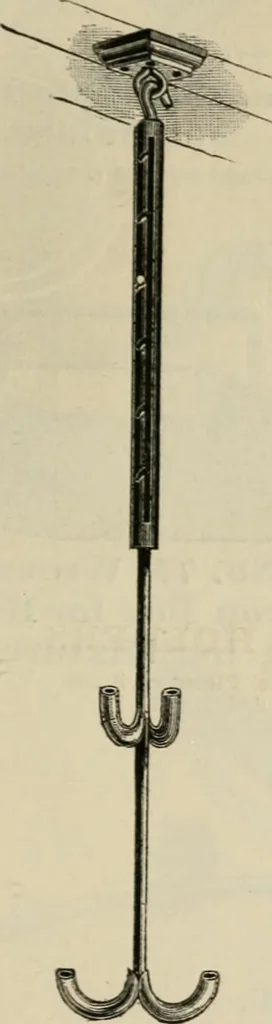 An illustration from Catalogue of improved and patented stable fittings and fixtures, brass, bronzed and nickel plated; poultry yard appliances, dog kennels, door and window guards, &c., &c., 1886, leaf 106