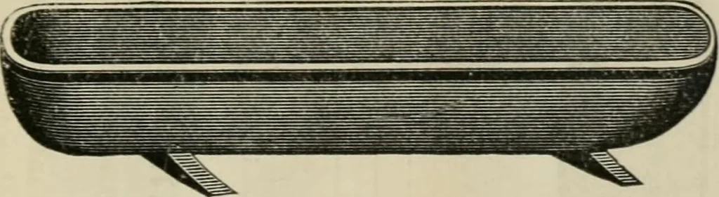An illustration from Catalogue of improved and patented stable fittings and fixtures, brass, bronzed and nickel plated; poultry yard appliances, dog kennels, door and window guards, &c., &c., 1886, leaf 112
