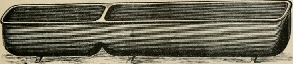 An illustration from Catalogue of improved and patented stable fittings and fixtures, brass, bronzed and nickel plated; poultry yard appliances, dog kennels, door and window guards, &c., &c., 1886, leaf 112
