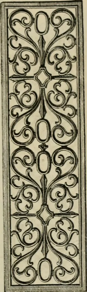 An illustration from Catalogue of improved and patented stable fittings and fixtures, brass, bronzed and nickel plated; poultry yard appliances, dog kennels, door and window guards, &c., &c., 1886, leaf 122