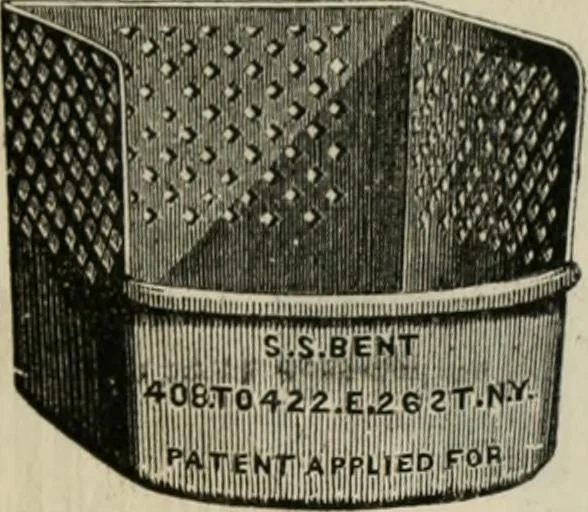 An illustration from Catalogue of improved and patented stable fittings and fixtures, brass, bronzed and nickel plated; poultry yard appliances, dog kennels, door and window guards, &c., &c., 1886, leaf 128