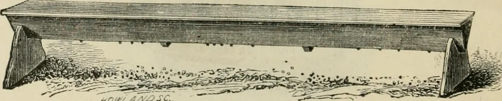 An illustration from Catalogue of improved and patented stable fittings and fixtures, brass, bronzed and nickel plated; poultry yard appliances, dog kennels, door and window guards, &c., &c., 1886, leaf 131