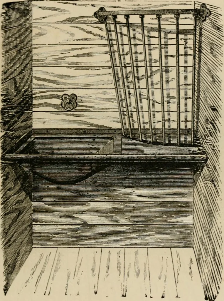 An illustration from Catalogue of improved and patented stable fittings and fixtures, brass, bronzed and nickel plated; poultry yard appliances, dog kennels, door and window guards, &c., &c., 1886, leaf 20