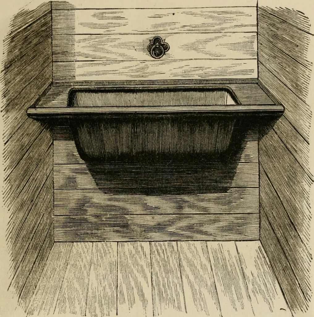 An illustration from Catalogue of improved and patented stable fittings and fixtures, brass, bronzed and nickel plated; poultry yard appliances, dog kennels, door and window guards, &c., &c., 1886, leaf 22