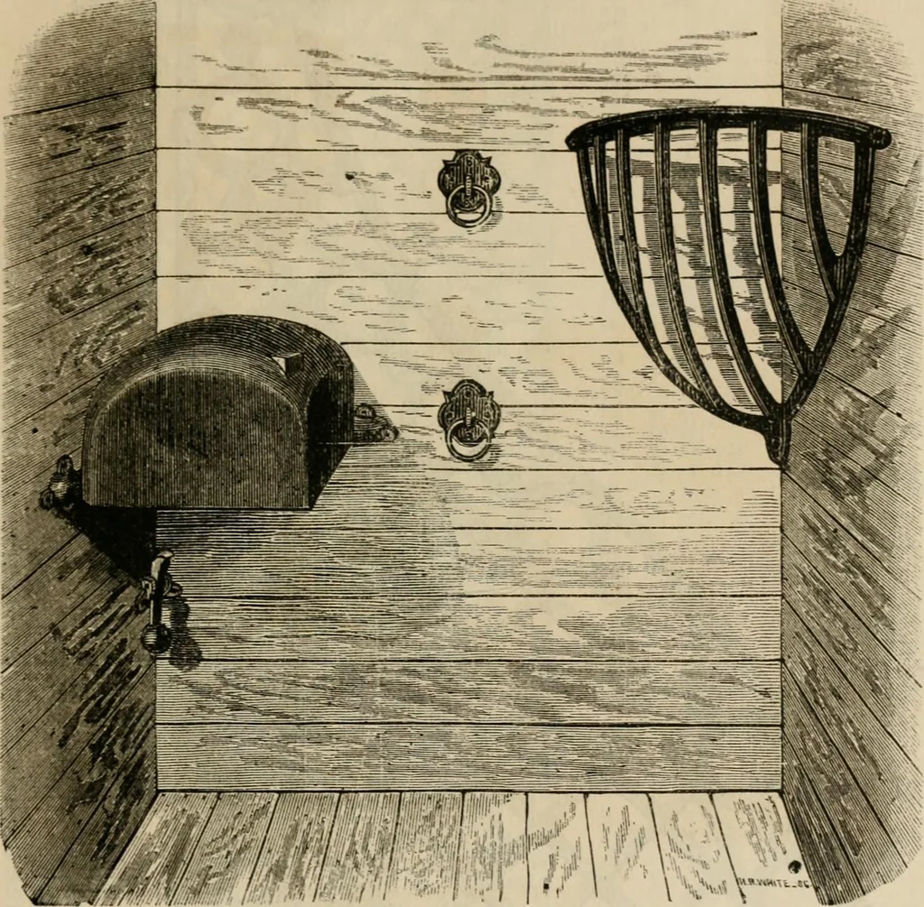 An illustration from Catalogue of improved and patented stable fittings and fixtures, brass, bronzed and nickel plated; poultry yard appliances, dog kennels, door and window guards, &c., &c., 1886, leaf 26