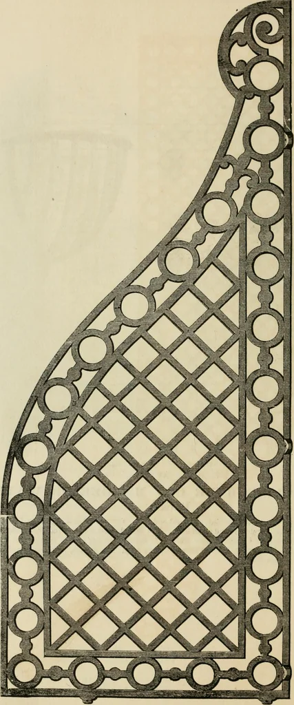 An illustration from Catalogue of improved and patented stable fittings and fixtures, brass, bronzed and nickel plated; poultry yard appliances, dog kennels, door and window guards, &c., &c., 1886, leaf 27