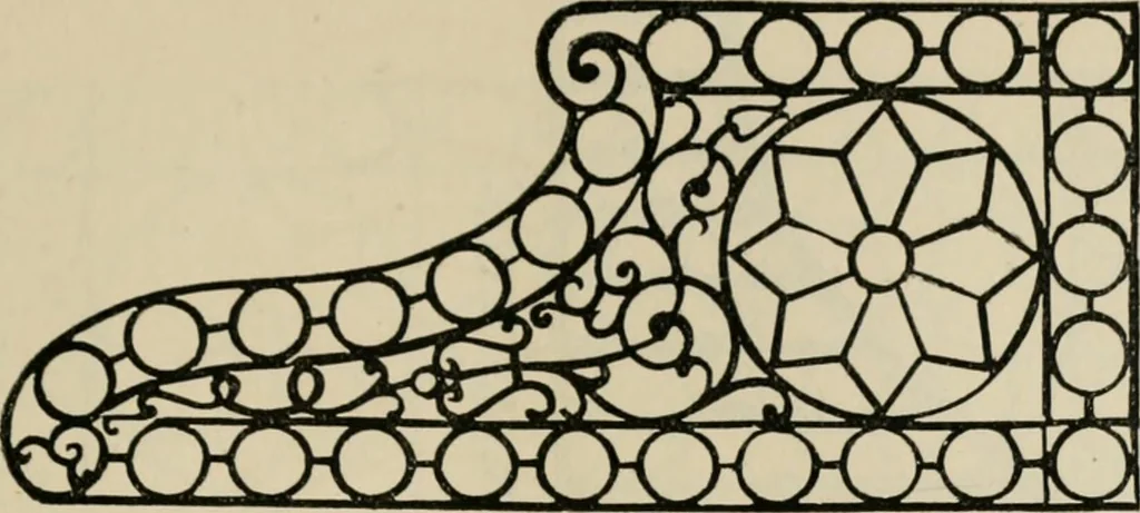 An illustration from Catalogue of improved and patented stable fittings and fixtures, brass, bronzed and nickel plated; poultry yard appliances, dog kennels, door and window guards, &c., &c., 1886, leaf 44