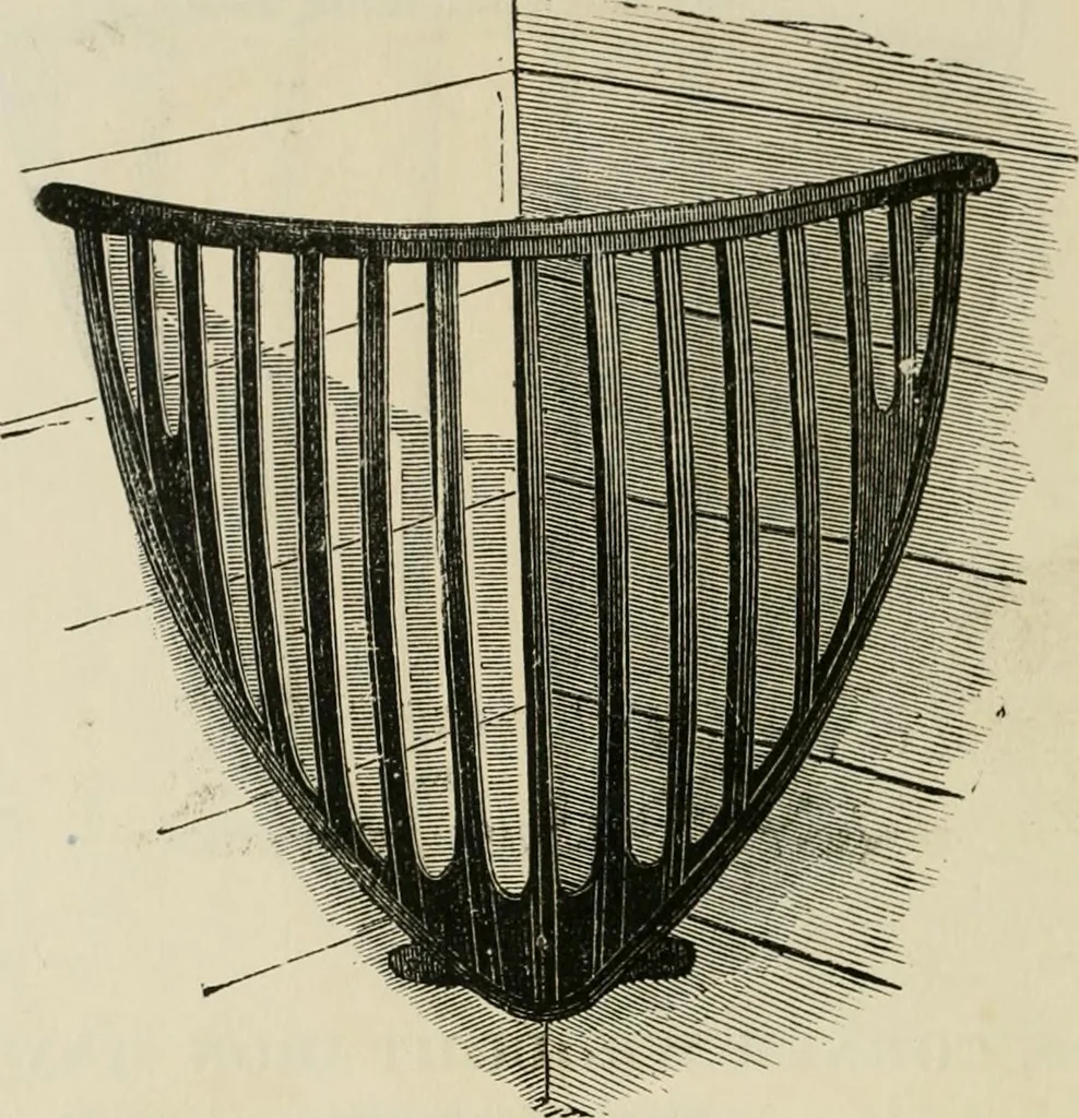 An illustration from Catalogue of improved and patented stable fittings and fixtures, brass, bronzed and nickel plated; poultry yard appliances, dog kennels, door and window guards, &c., &c., 1886, leaf 63