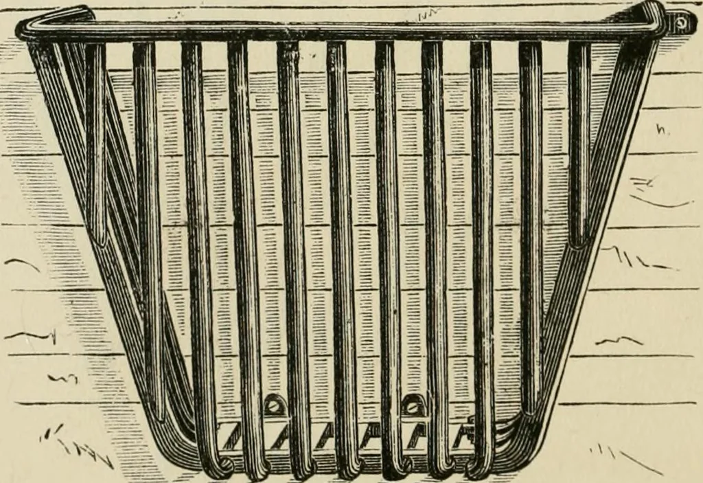 An illustration from Catalogue of improved and patented stable fittings and fixtures, brass, bronzed and nickel plated; poultry yard appliances, dog kennels, door and window guards, &c., &c., 1886, leaf 63