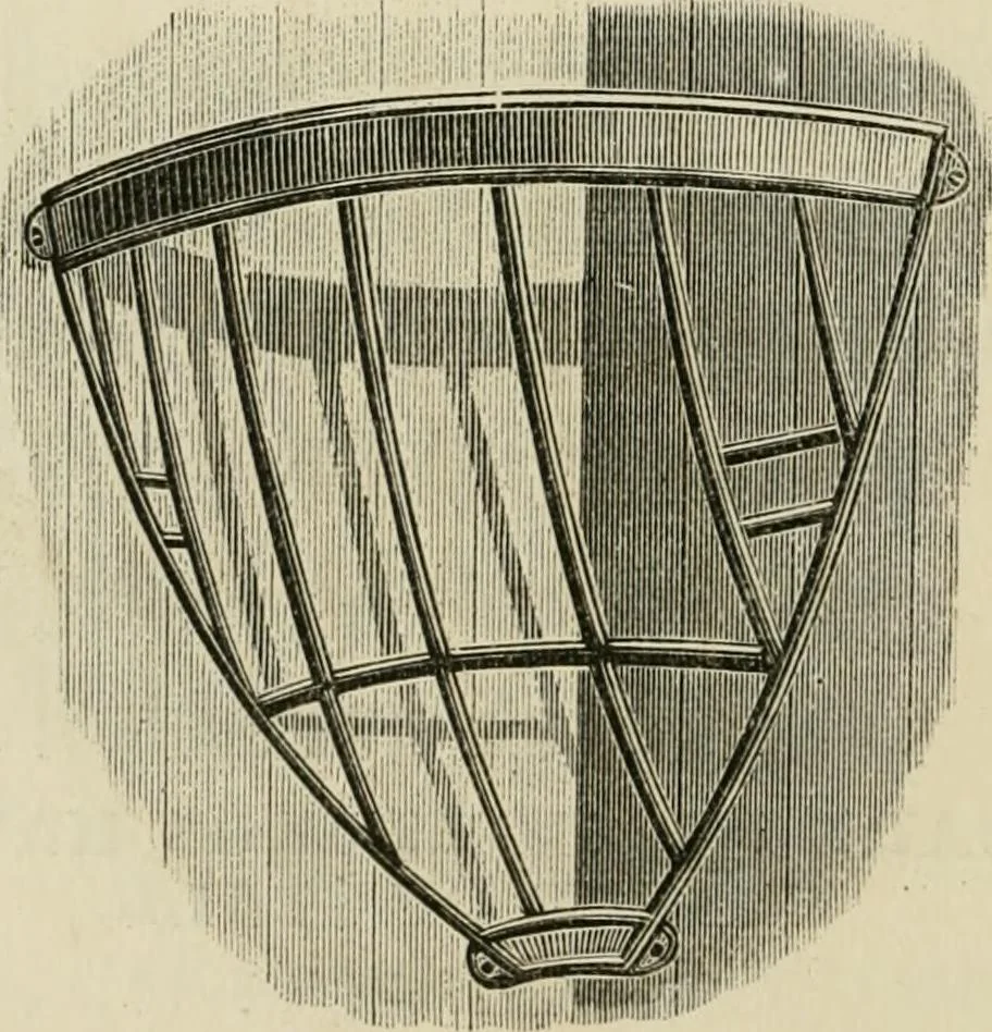 An illustration from Catalogue of improved and patented stable fittings and fixtures, brass, bronzed and nickel plated; poultry yard appliances, dog kennels, door and window guards, &c., &c., 1886, leaf 65
