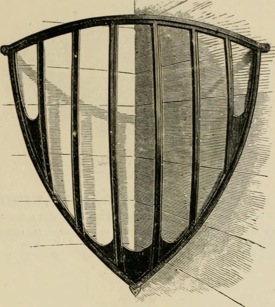 An illustration from Catalogue of improved and patented stable fittings and fixtures, brass, bronzed and nickel plated; poultry yard appliances, dog kennels, door and window guards, &c., &c., 1886, leaf 66