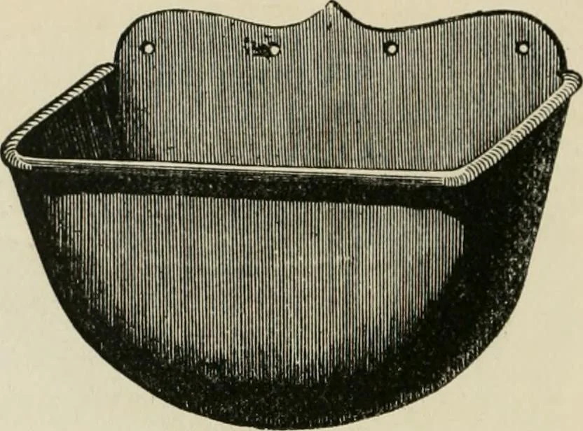 An illustration from Catalogue of improved and patented stable fittings and fixtures, brass, bronzed and nickel plated; poultry yard appliances, dog kennels, door and window guards, &c., &c., 1886, leaf 69