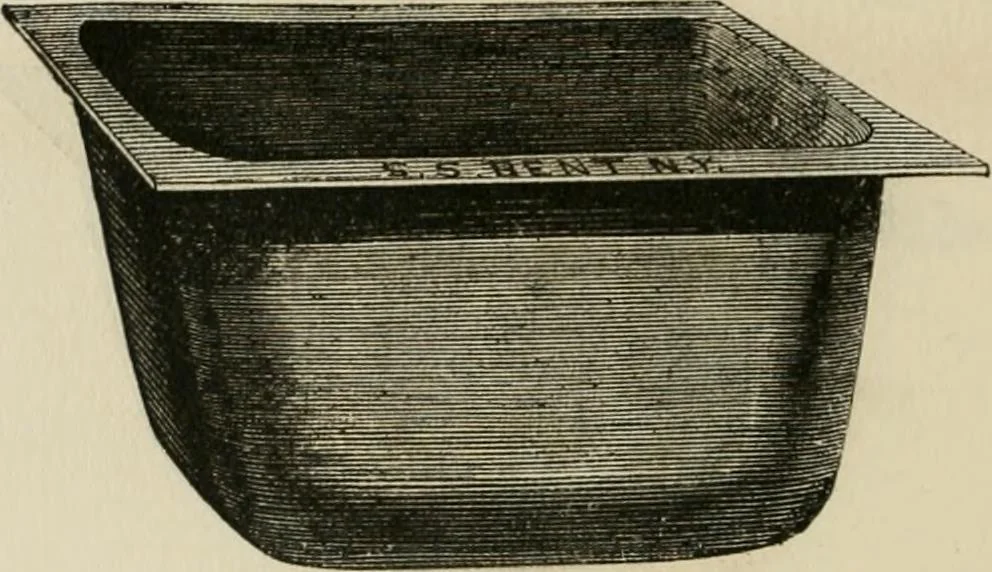 An illustration from Catalogue of improved and patented stable fittings and fixtures, brass, bronzed and nickel plated; poultry yard appliances, dog kennels, door and window guards, &c., &c., 1886, leaf 71
