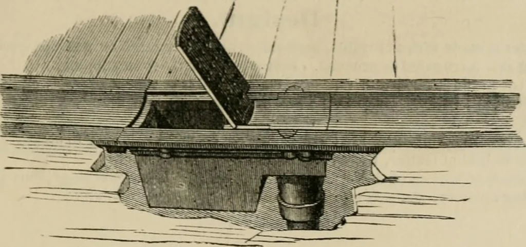 An illustration from Catalogue of improved and patented stable fittings and fixtures, brass, bronzed and nickel plated; poultry yard appliances, dog kennels, door and window guards, &c., &c., 1886, leaf 80